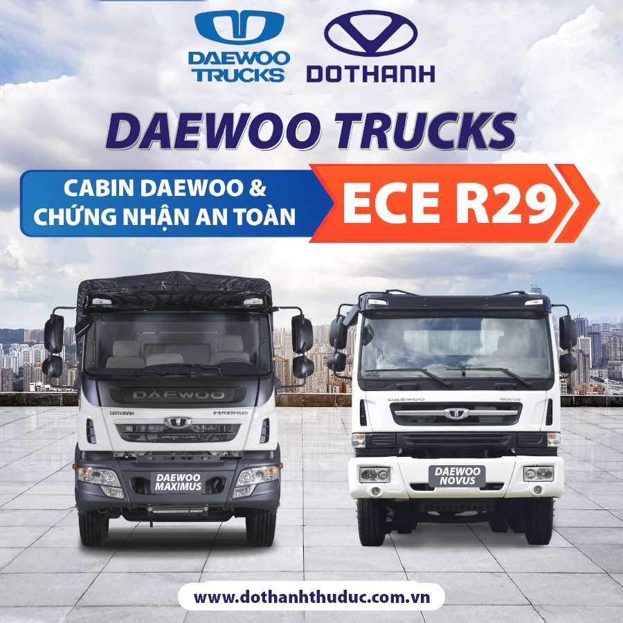 CABIN XE DAEWOO & TIÊU CHUẨN AN TOÀN ECE R29