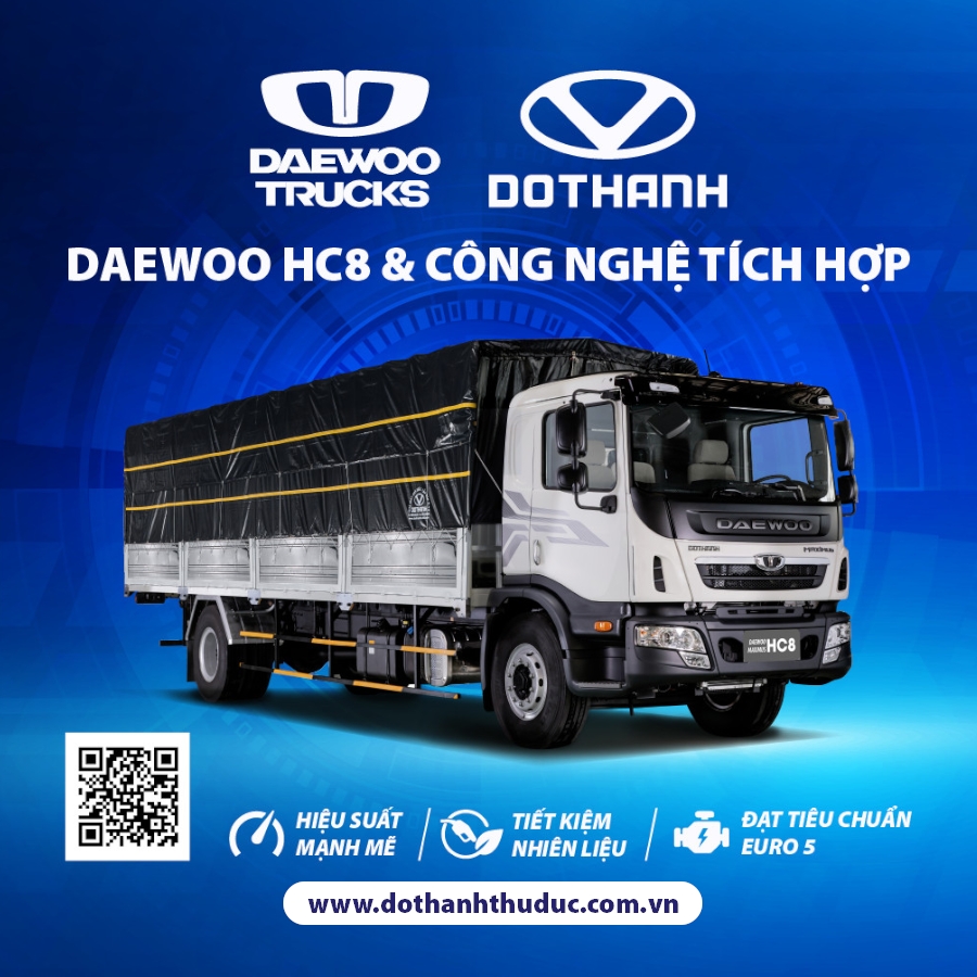 DAEWOO HC8 – ĐỈNH CAO CÔNG NGHỆ ĐA DỤNG TRÊN MỌI HÀNH TRÌNH