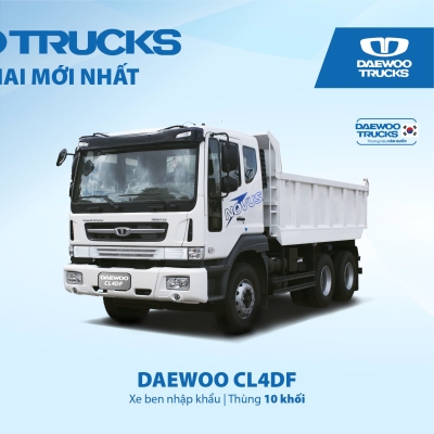 Xe Ben Daewoo Hàn Quốc CL4DF 12.7 Tấn 10 Khối 