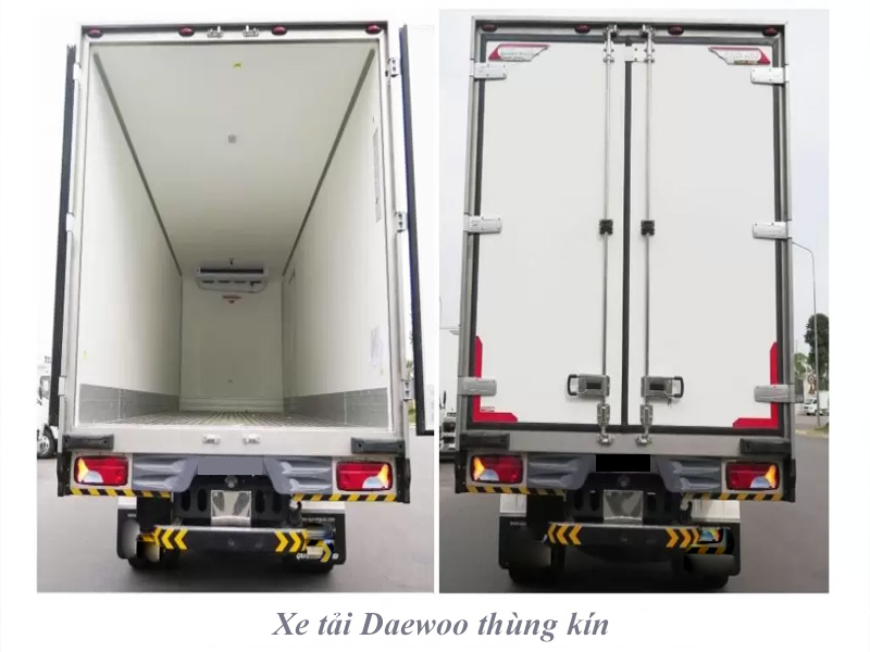 Giới thiệu về xe tải Daewoo Thùng kín 
